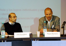 José Povedano y Miguel Montero, dos de los firmantes de la carta.