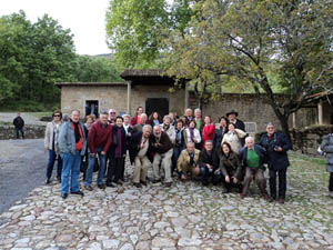 Los participantes en la excursión.