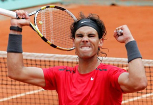 Rafa Nadal se impuso a Novak Djokovic.