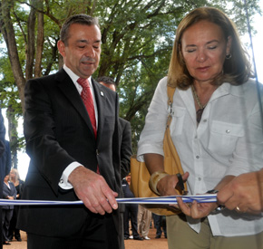 Durante su viaje a Uruguay el pasado mes de marzo Rivero inauguró el Museo de la Emigración Canaria en Canelones.