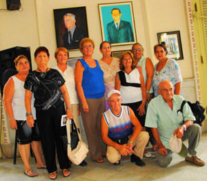 Junta Directiva de la Sociedad Hijos del Ayuntamiento de Capela en el festejo celebrado el pasado 12 de agosto.