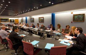Reunión del Consejo de Comunidades Asturianas del pasado mes de agosto.