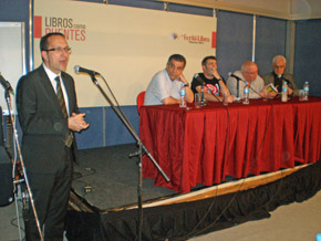 Anxo Lorenzo abrió la conferencia dedicada a Roberto Vidal Bolaño.