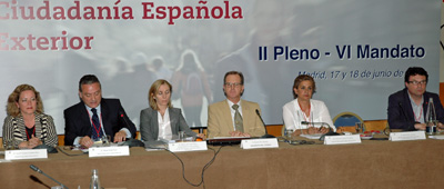 Ana Oramas, Alfredo Prada, Marina del Corral, Eduardo Dizy, Carmela Silva y Joan Josep Nuet.