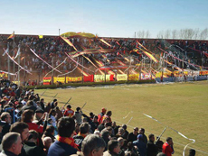 La afición del Deportivo Español asistió en gran número a su estadio.