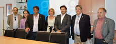 La directora de la Agencia de Turismo de Galicia, Nava Castro, y el secretario xeral da Emigración, Antonio Rodríguez Miranda, se reunieron con representantes de la Câmara Municipal (Parlamento autonómico) de Río de Janeiro.
