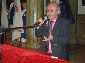 Carlos La Blunda, interventor del Centro Gallego de Buenos Aires en representación del INAES.