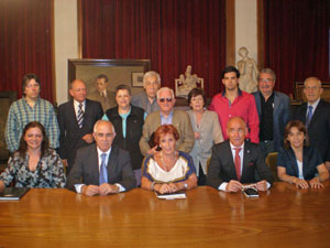 Miras Portugal con los miembros del Consejo de Residentes Españoles (CRE) en Buenos Aires.