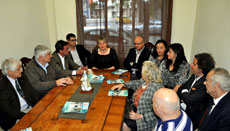 Esperanza Romariz presidió la primera reunión de directivos y simpatizantes en la nueva sede del PP en Montevideo.