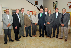 El director de Migraciones con los miembros del CRE de Montevideo.