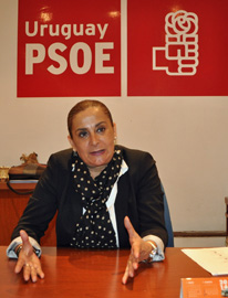 La diputada y responsable de Emigración del PSOE, Carmela Silva.