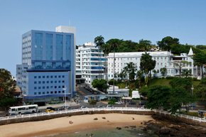 Vista del Hospital Español de Salvador de Bahía.