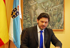 El secretario xeral da Emigración, Antonio Rodríguez Miranda.