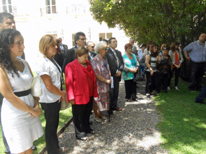Importantes autoridades españolas, argentinas y familiares de las víctimas asistieron al acto.