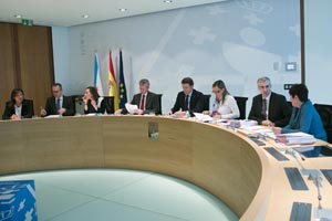Imagen de la reunión del Gobierno gallego celebrada el pasado 26 de diciembre en la que se aprobaron estas medidas.