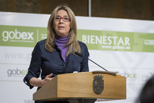 La vicepresidenta Cristina Teniente.