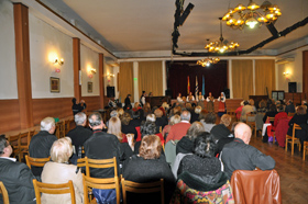 Vista del acto organizado con motivo del Día de las Letras Asturianas.
