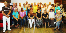 Directivos y asociados del Círculo Salense de La Habana.