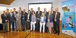 Los patronos de la asociación Compromiso Asturias XXI.