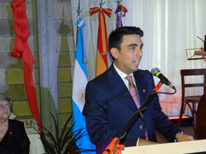 Juan Manuel Gomila es uno de los presidentes más jóvenes de entidades españolas en Argentina.