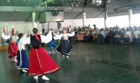 Actuación del grupo de baile ‘Los Herreros’.