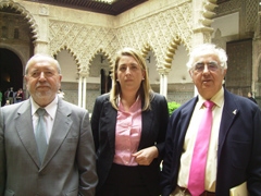 Antonio Rodríguez Galindo, Cristina Blázquez y Gonzalo Martín Domínguez.