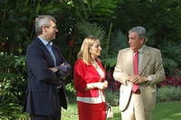 Alfonso Rueda, Ana Pastor y el embajador español en Venezuela, Dámaso de Lario.