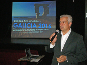 López Dobarro animó a los directivos a seguir trabajando para poner bien alto el nombre de Galicia en la capital argentina.