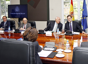 Mariano Rajoy presidió la reunión del Consejo de Seguridad Nacional.