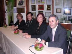 Norma Febrer, Eloy Pousa Arias, Mirta Bertoli y Carlos Santos Valle.