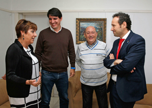 Begoña Serrano, Bany Ordóñez, Miguel Ángel Bobes y Guillermo Martínez.
