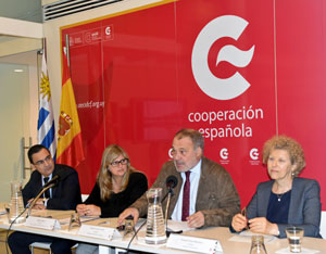 Intervención del embajador Roberto Varela durante la presentación del balance.