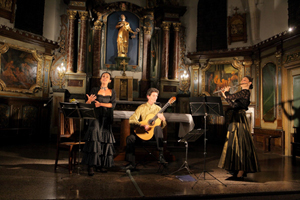 El concierto tuvo lugar en la iglesia de Souces.
