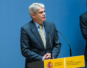 El ministro de Asuntos Exteriores y de Cooperación, Alfonso Dastis.