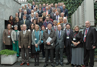 Foto de familia de los miembros del CGCEE reunidos en Madrid los días 30 y 31 de enero.