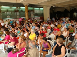 Vista parcial del Salón de Actos de la Oficina Delegada de la Xunta en La Habana.