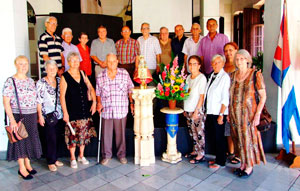 Emigrantes asturianos que participaron en la celebración del Día de Asturias en la FAAC.