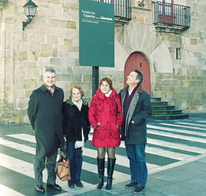 Carlos Siñeriz, Paz Fernández Felgueroso, Begoña Serrano y Manuel de Barros.