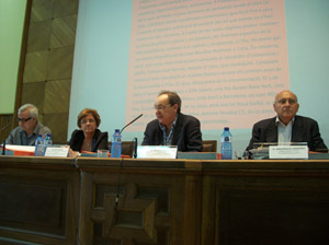 Damiá Pons, Nuria Gregori, Antoni Bennàsar y Joan Miralles.