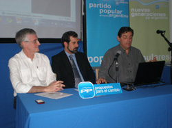 José Manuel Rodríguez González, Fernando López Pereira y Carlos Manuel López Turconi.