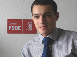El portavoz del PSOE Europa, Marco Ferrara.