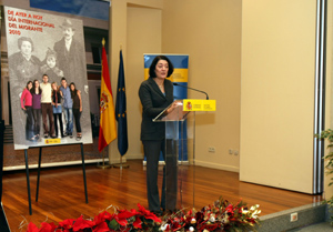 Intervención de Anna Terrón en el acto celebrado con motivo del Día Internacional del Migrante.