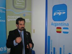 El presidente del Partido Popular en Argentina, Fernando Pereira.