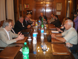 Imagen de archivo de una reunión del Patronato en Buenos Aires en marzo de 2010.
