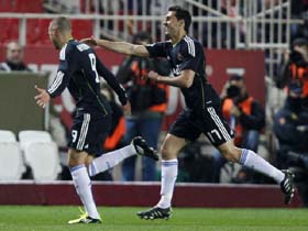 Benzema fue el autor del gol que dio la victoria al Real Madrid ante el Sevilla.