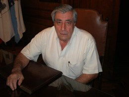 El presidente del Centro Gallego de Buenos Aires, Carlos Vello.