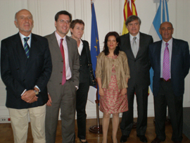 Pilar Pin se reunió con los cónsules españoles en Argentina.