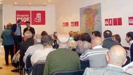 Asamblea del PSOE en la que se eligió la lista.