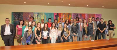 María de Diego Durántez compartió un agradable encuentro con los jóvenes en el primer acto como responsable de las políticas migratorias de la Junta.