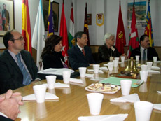 Reunión con las entidades españolas en Bahía Blanca.